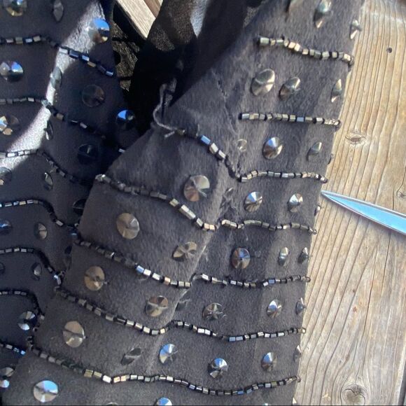 Alice + Olivia Sequin black Mini Dress size small - Picture 13 of 13